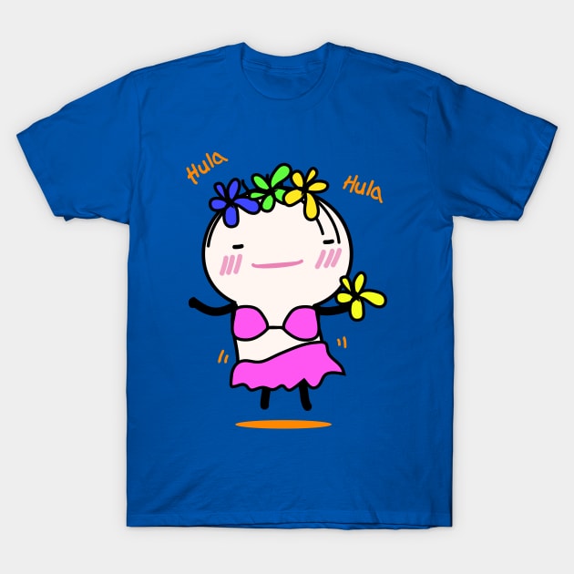 Oniong Hula Hula Dance T-Shirt by CindyS